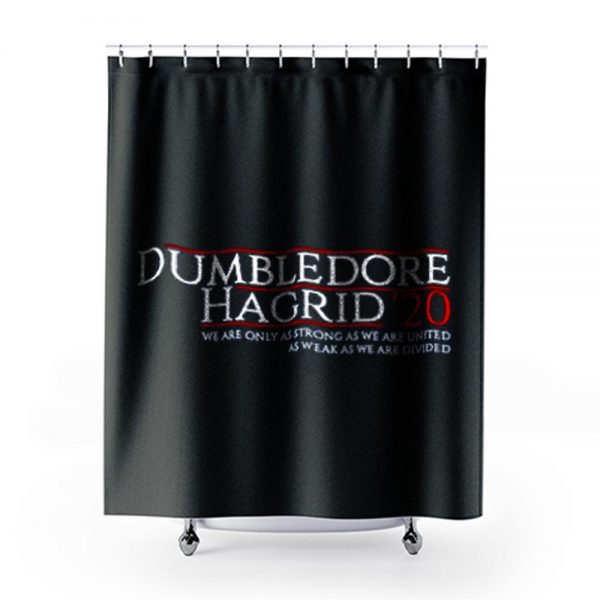 Harry Potter 2020 Election Dumbledore And Hagrid Shower Curtains