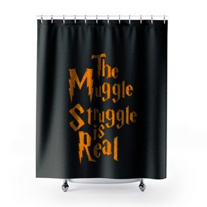 Harry Potter Muggle Struggle Shower Curtains