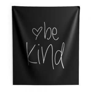 Hearts Inspiration Be Kind Indoor Wall Tapestry