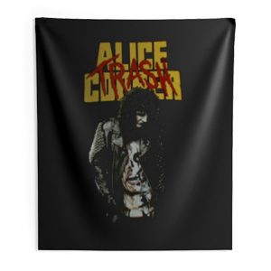 Heavy Cotton New ALICE COOPER TRASH Indoor Wall Tapestry