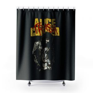 Heavy Cotton New ALICE COOPER TRASH Shower Curtains