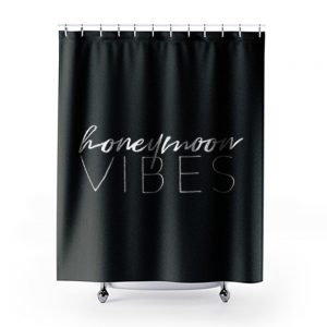 Honeymoon Vibes Shower Curtains