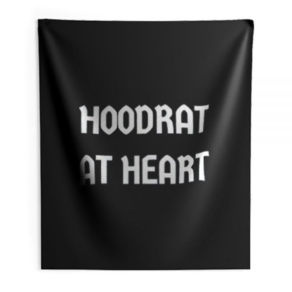 Hoodrat at Heart Indoor Wall Tapestry