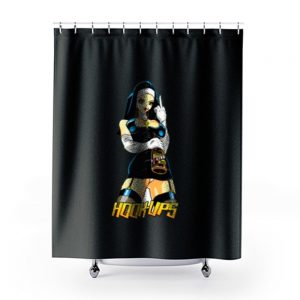 Hook Ups Evil Nun Shower Curtains