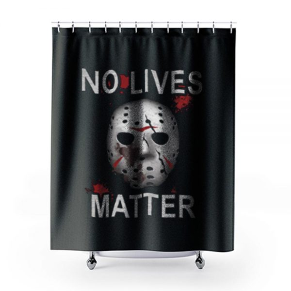 Horror No lives Matter Halloween Shower Curtains