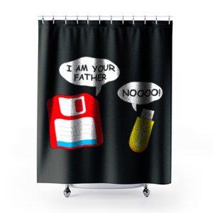 I Am Your Father Funny Computer Geek Shower Curtains