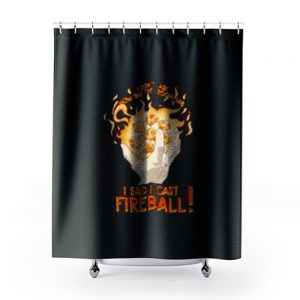 I Cast Fire Ball Shower Curtains