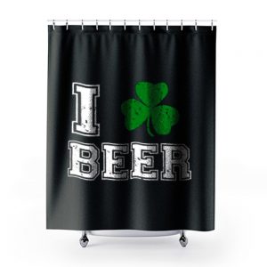 I Love Beer Shower Curtains