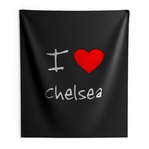 I Love Heart Chelsea Indoor Wall Tapestry