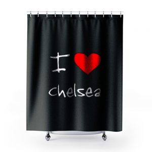 I Love Heart Chelsea Shower Curtains