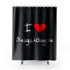 I Love Heart Ouagadougou Shower Curtains