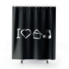 I Love House Music Shower Curtains