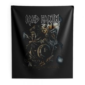 ICED EARTH LIVE AT THE ANCIENT KOURION Indoor Wall Tapestry