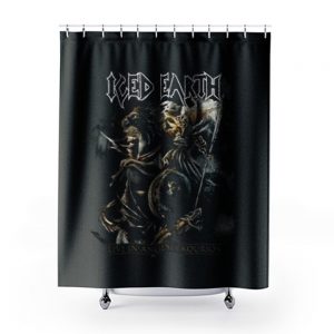ICED EARTH LIVE AT THE ANCIENT KOURION Shower Curtains
