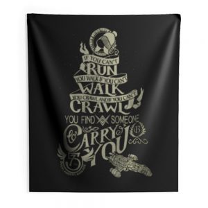 If You Cant Run Indoor Wall Tapestry