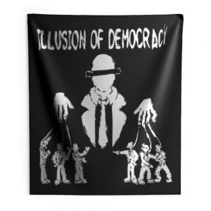 Illusion of Democracy Indoor Wall Tapestry