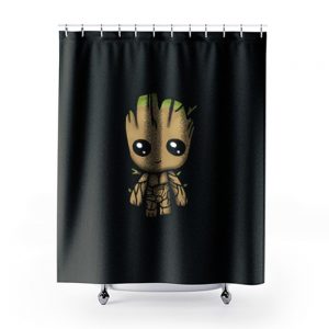 Im A Groot Guardian Of The Galaxy Shower Curtains