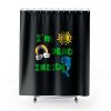 Im Dead Inside Cheerful Dolphins And Sunshine Funny Shower Curtains