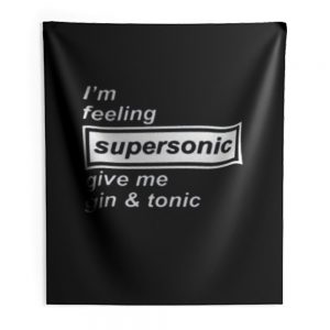 Im Feeling Supersonic Indoor Wall Tapestry