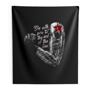 Im With You Til the End of the Lin Indoor Wall Tapestry