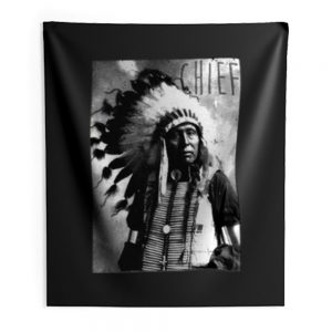 Indians Chief American Hipster Indoor Wall Tapestry