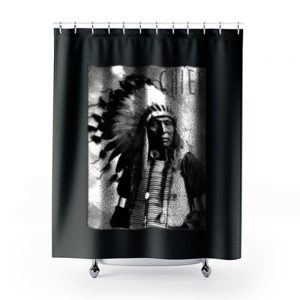 Indians Chief American Hipster Shower Curtains