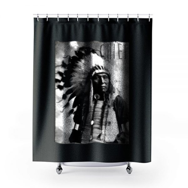 Indians Chief American Hipster Shower Curtains