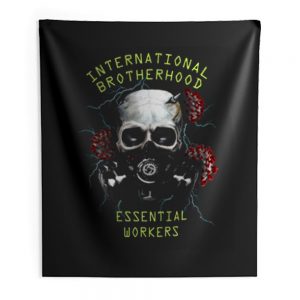 International brotherhood essential workers Indoor Wall Tapestry