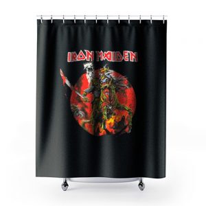 Iron Maiden Samurai Shower Curtains