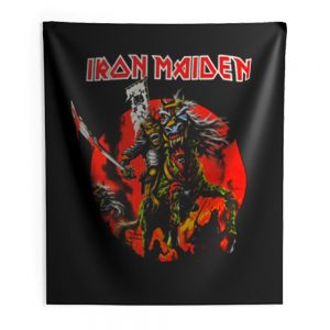 Iron Maiden Skull Samurai Indoor Wall Tapestry