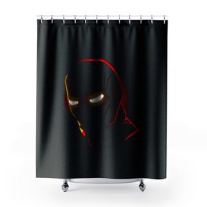 Iron Man Mask Shower Curtains