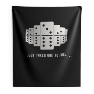 It Just Takes One To Fall Tiles Puzzler Game Indoor Wall Tapestry