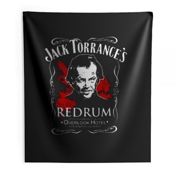 Jack Torrances Redrum Stephen King Kubrick Horror Indoor Wall Tapestry