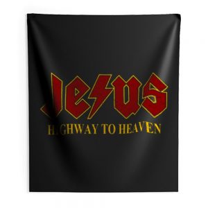 Jesus Highway to Heaven Indoor Wall Tapestry