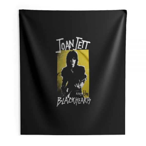 Joan Jett And Blackhearts Retro Band Indoor Wall Tapestry