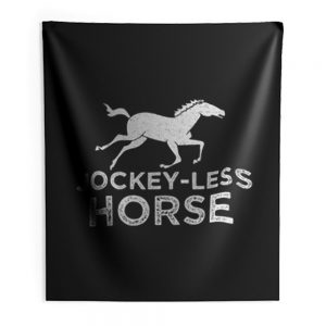 Jockey Less Horse Running Horse Indoor Wall Tapestry