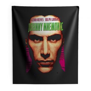 Johnny Mnemonic movie poster Indoor Wall Tapestry