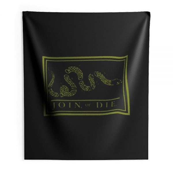 Join Or Die Indoor Wall Tapestry