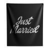 Just Married Indoor Wall Tapestry