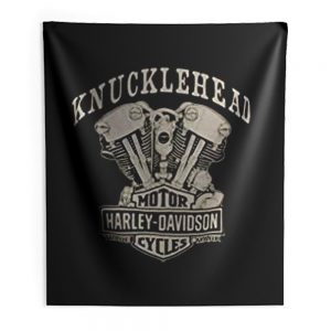 Knucklehead Engine Authentic Indoor Wall Tapestry
