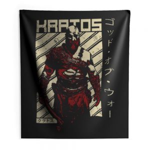 Kratos Diagonal God of War Indoor Wall Tapestry