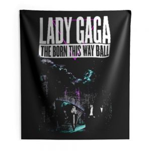 Lady Gaga Castle Tour 2013 The Born This Way Ball Pop Indoor Wall Tapestry
