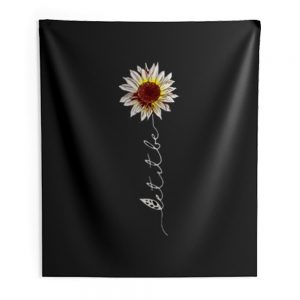 Let It Be Hippie Flower Indoor Wall Tapestry