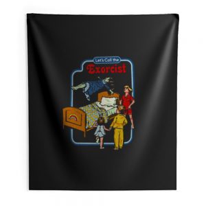 Lets Call The Exorcist Indoor Wall Tapestry