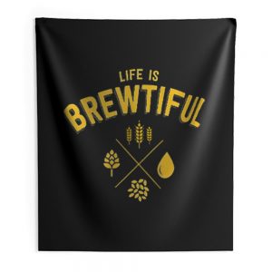 Life Brewtiful Indoor Wall Tapestry