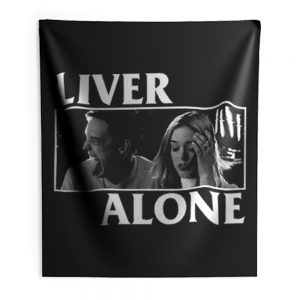 Liver Alone Horror Punk Halloween Indoor Wall Tapestry