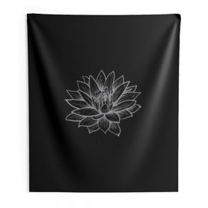 Lotus Flower Pocket Indoor Wall Tapestry