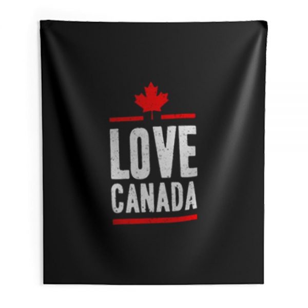 Love Canada Indoor Wall Tapestry