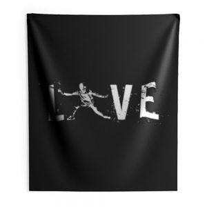 Love Fencing Sabre Indoor Wall Tapestry