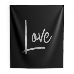 Love Typho Quote Indoor Wall Tapestry